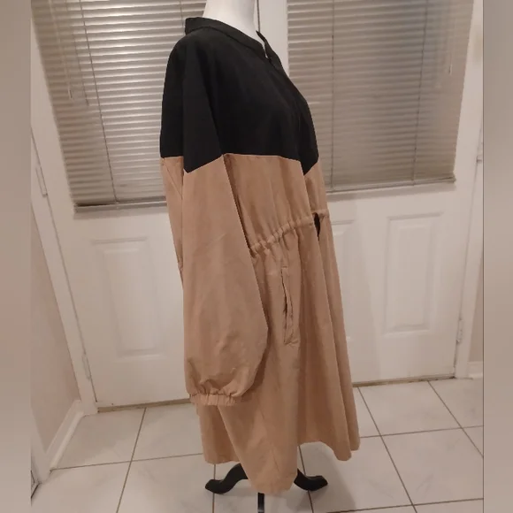 Two Tone Long Drawstring Waist - Picture 5 of 11